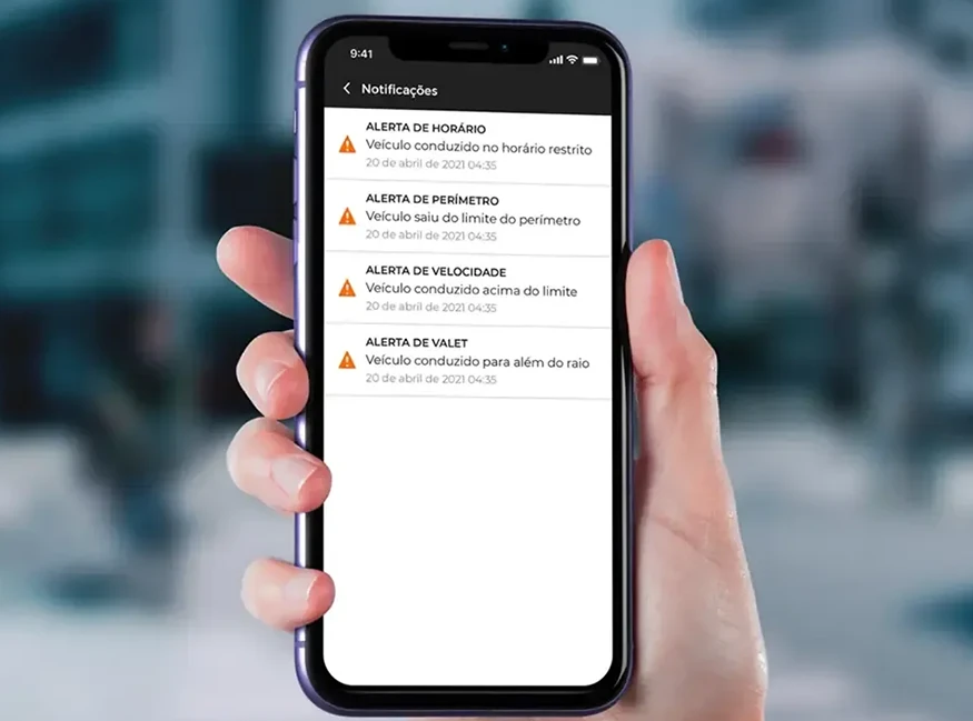 Alertas de condução