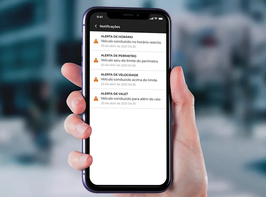 Alertas de condução