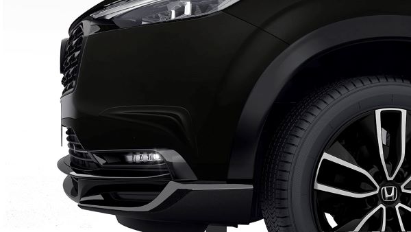 PROTETOR LATERAL DE PARA-CHOQUE FRONTAL (HR-V) - Preto cristal perolizado