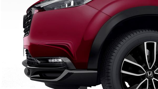 PROTETOR LATERAL DE PARA-CHOQUE FRONTAL (HR-V) - Vermelho supernova perolizado