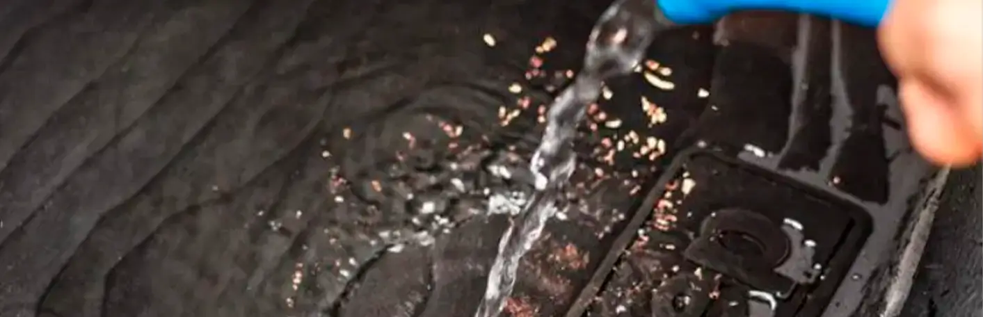 Interior feito para lavar