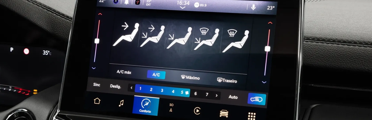 Ar-condicionado Dual Zone