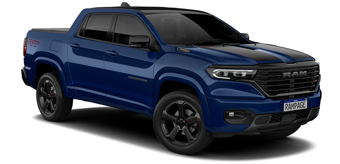 Rampage Big Horn 2.2 Diesel 2026 AZUL PATRIOT + TETO PRETO