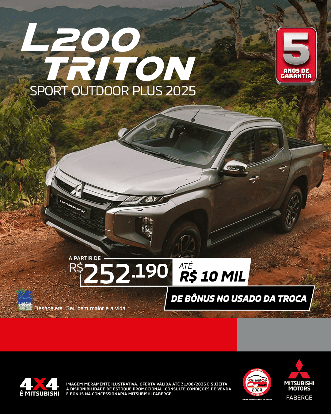 L200 Tri. Sport Outdoor 2.4 CD 4x4 Dies.