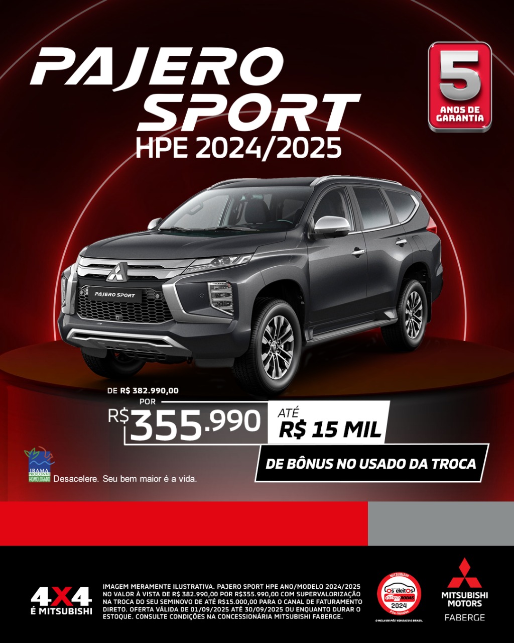 Pajero Sport HPE 2.4 4x4 Diesel Aut.