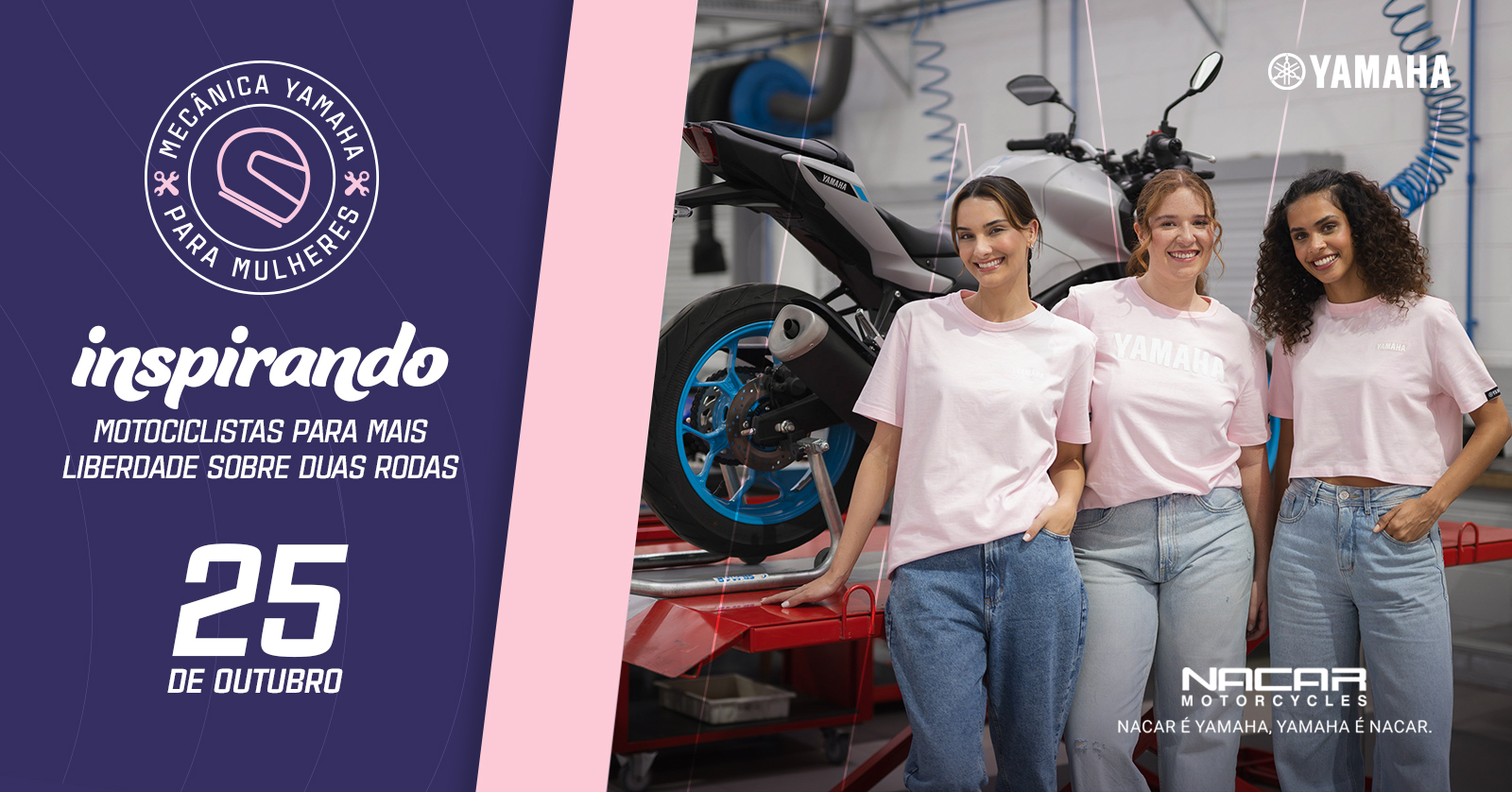 Mecânica Yamaha para Mulheres: Conhecimento, Empoderamento e Propósito Social