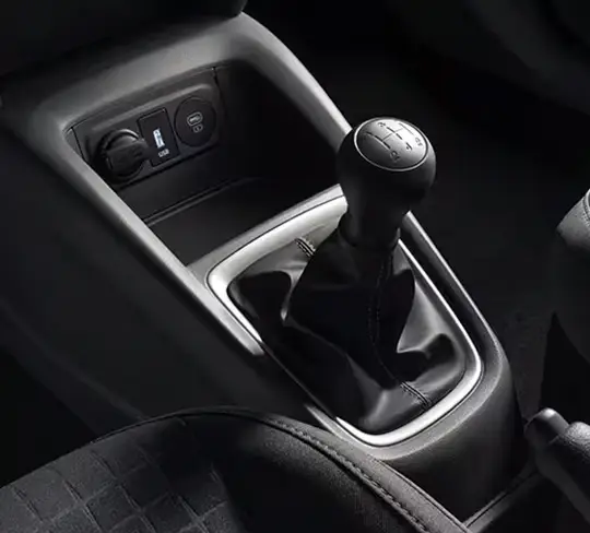 Câmbio manual de 5 velocidades