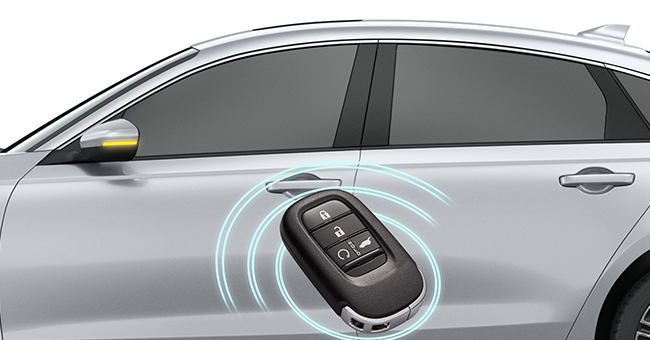 Acionamento remoto do motor e função Smart Entry