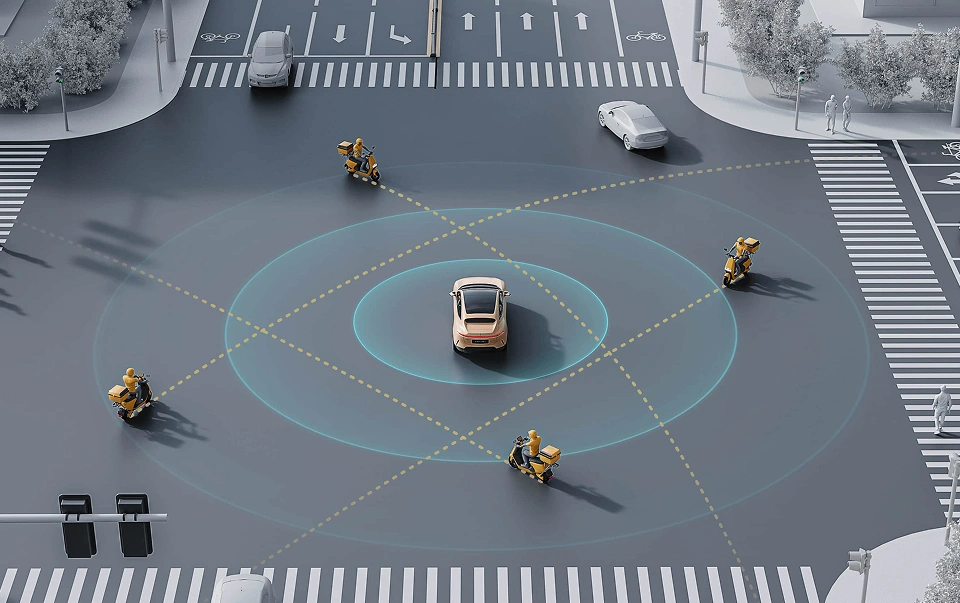 Sistema de prevenção de colisões CAS 3.0 360°