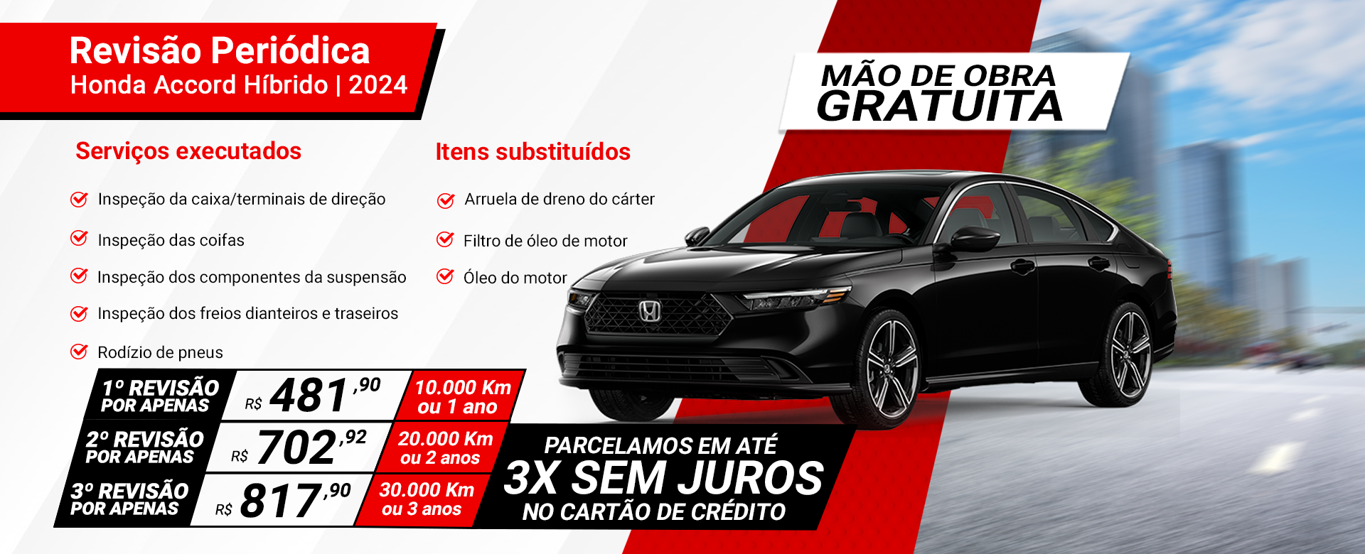 HONDA - ACCORD HÍBRIDO 2024 - OFERTA