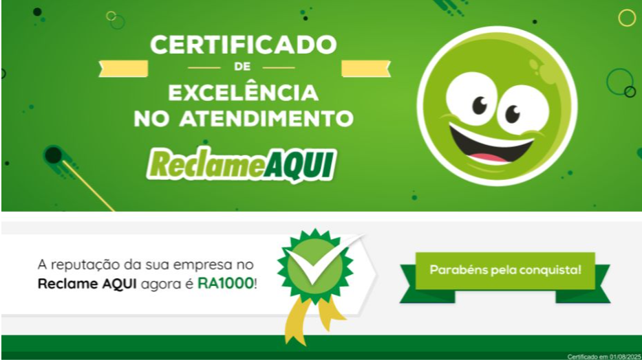 CAOA Chery conquista selo RA1000 do Reclame Aqui