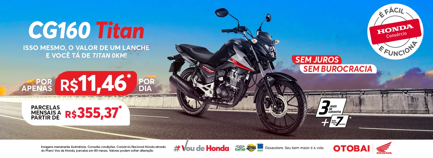 banner CNH - CG 160 TITAN