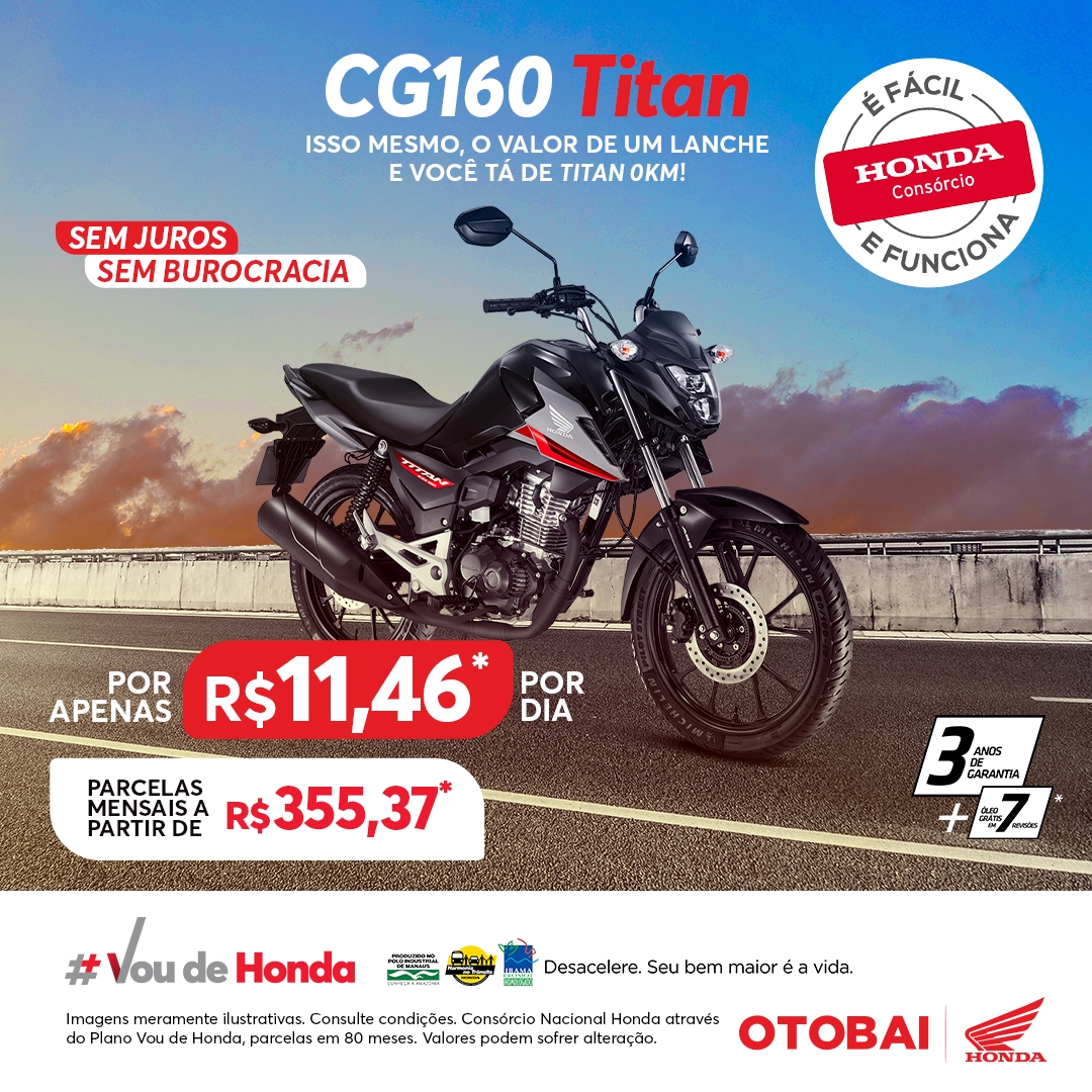 banner CNH - CG 160 TITAN