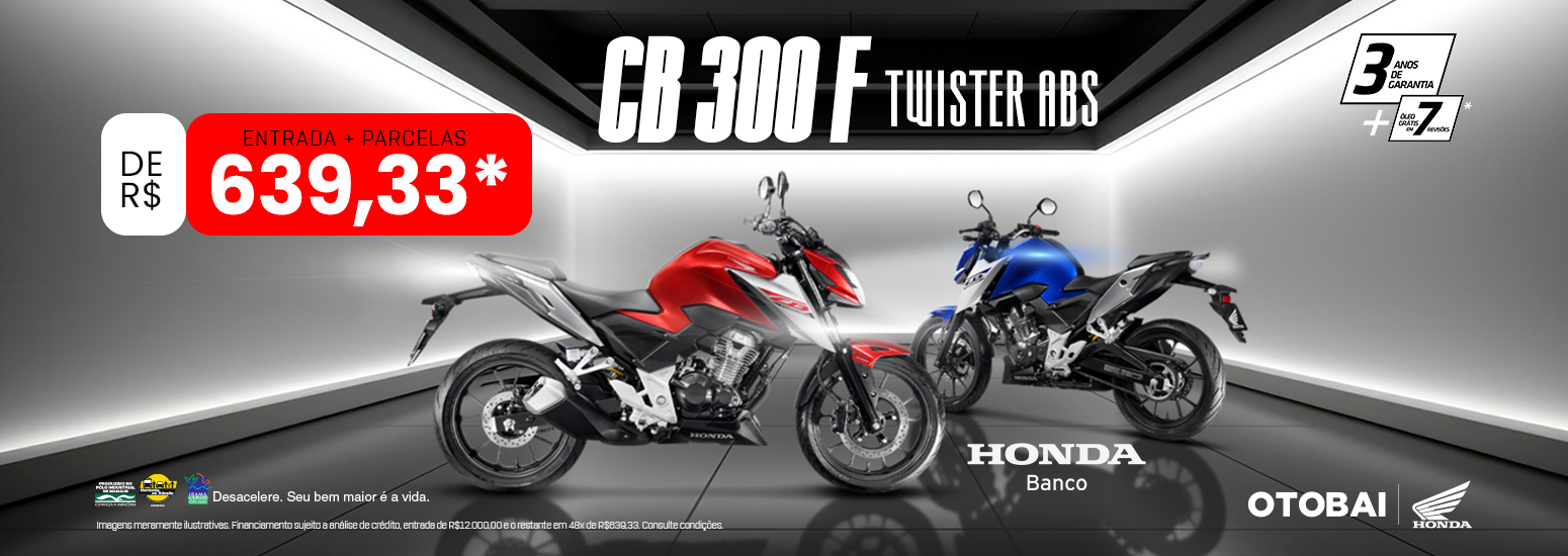 banner HDA - CB 300F TWISTER