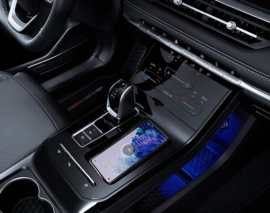 Carregador de celular wireless.