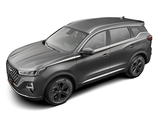 Faróis full LED com design arrojado.