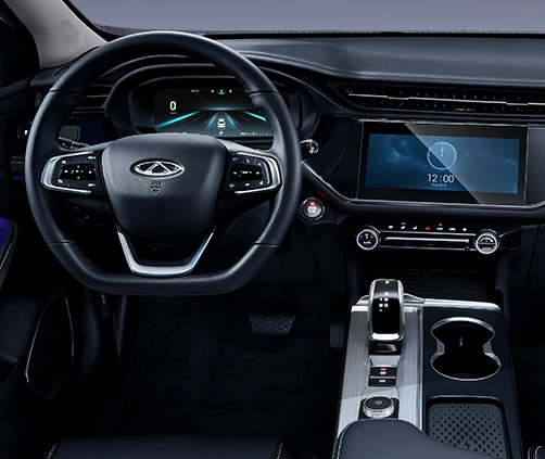 Central multimídia de 10,25” touchscreen.