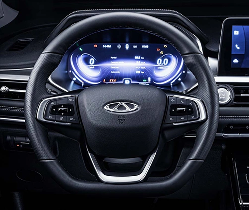 Direção elétrica, volante esportivo multifuncional