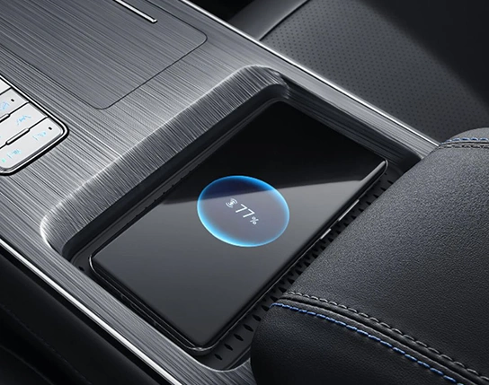 Carregador de celular wireless.