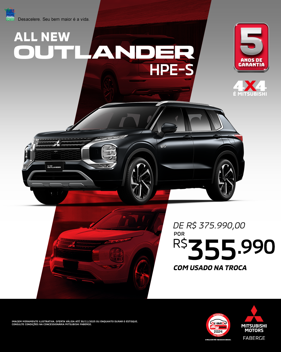 OUTLANDER HPE-S 2.4 4x4 Aut (Híbrido)