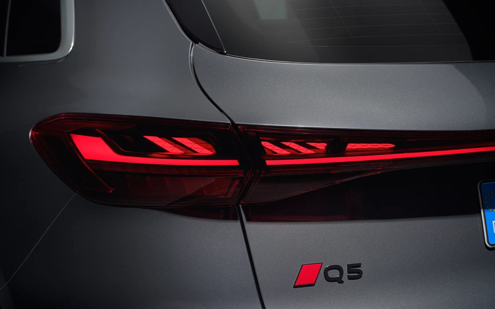 Detalhes da lanterna do Audi Q5 SUV
