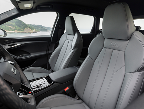 Detalhes dos bancos do Audi Q6 e-tron