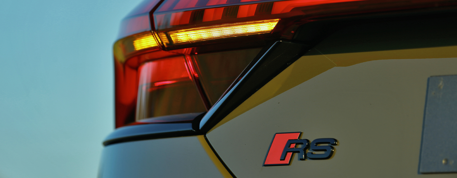 Detalhes da lanterna do modelo RS e-tron GT