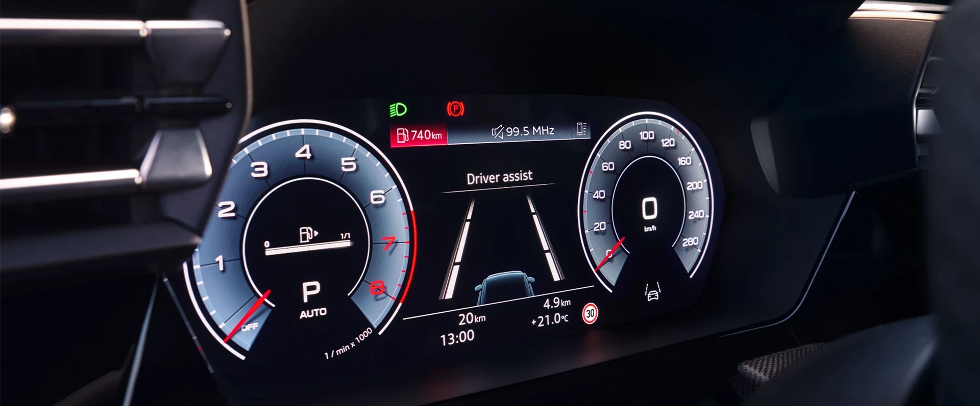 Painel do Audi A3 Sportback