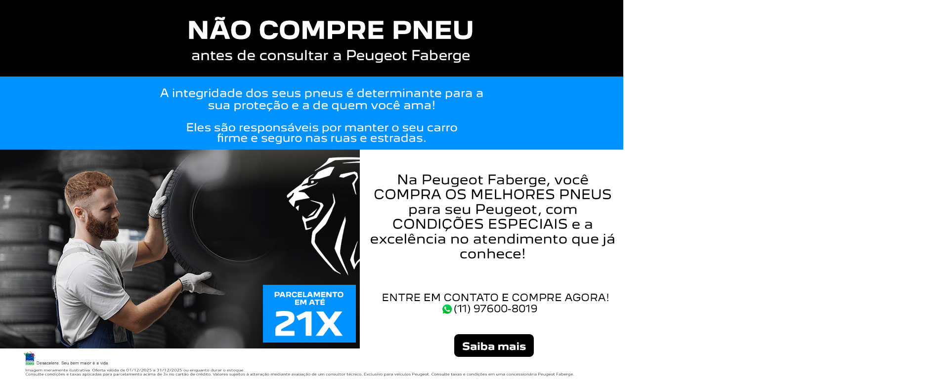 PÓS VENDAS - TROCA DE PNEUS