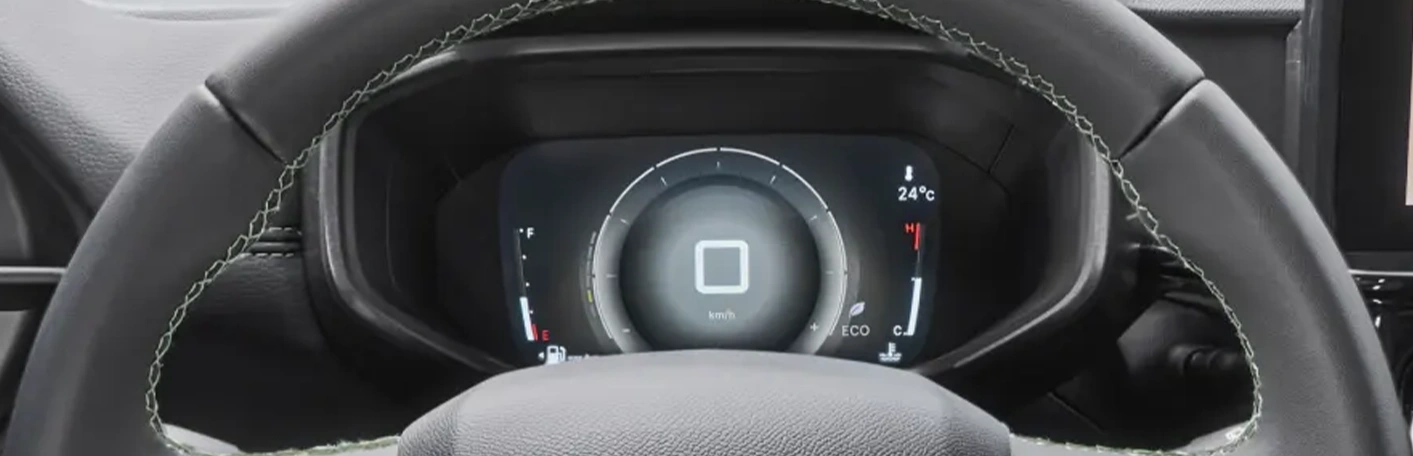 PAINEL DE INSTRUMENTOS DIGITAL DE 7” COM COMANDOS NO VOLANTE