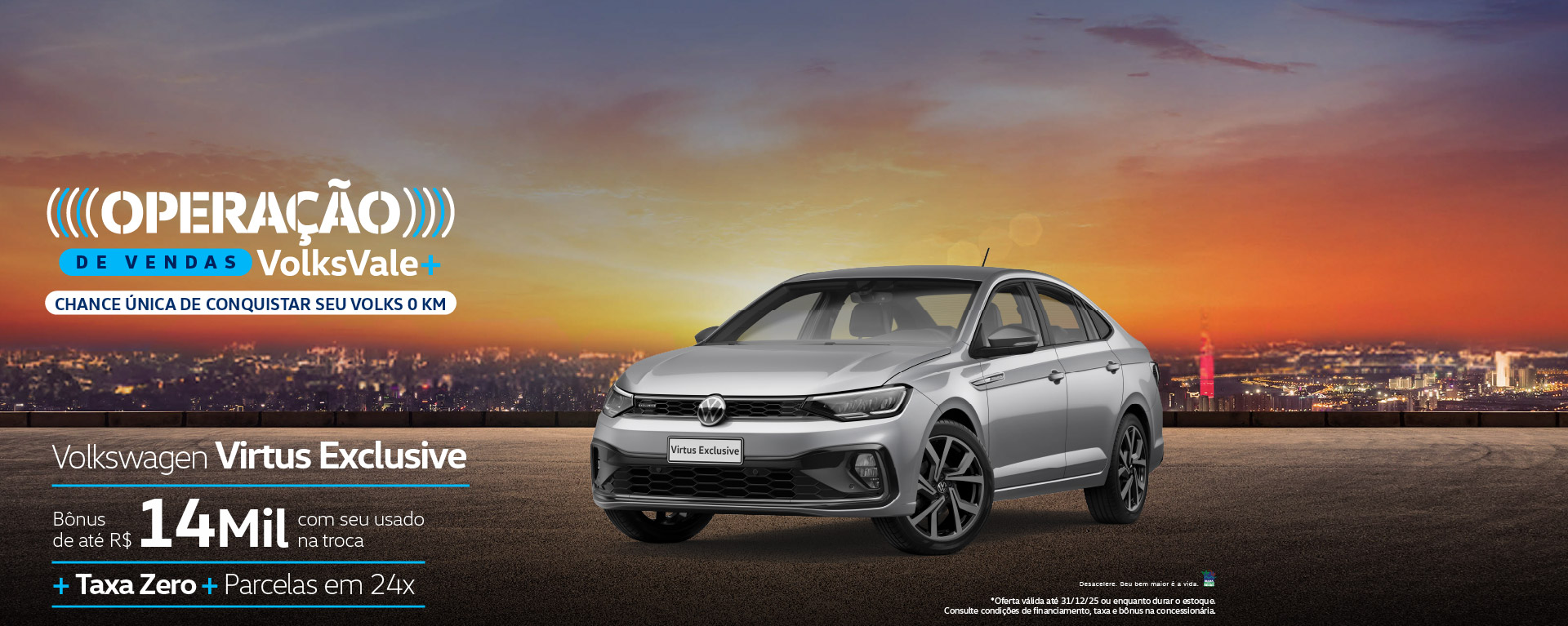 banner virtus exclusive - operação de vendas