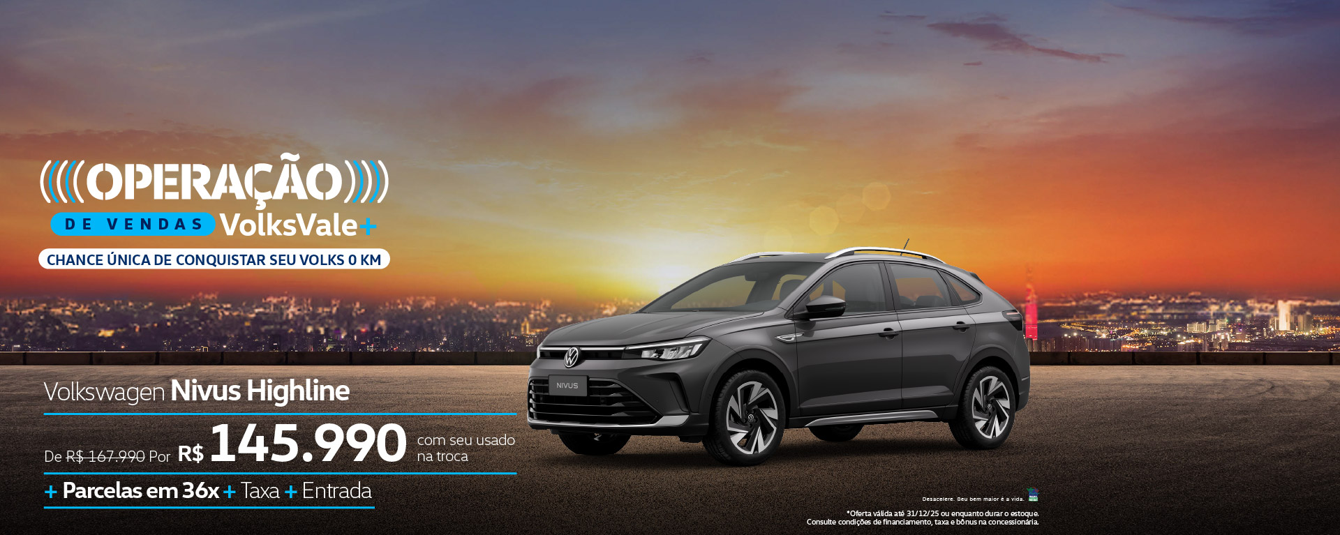 banner nivus hl - operação de vendas