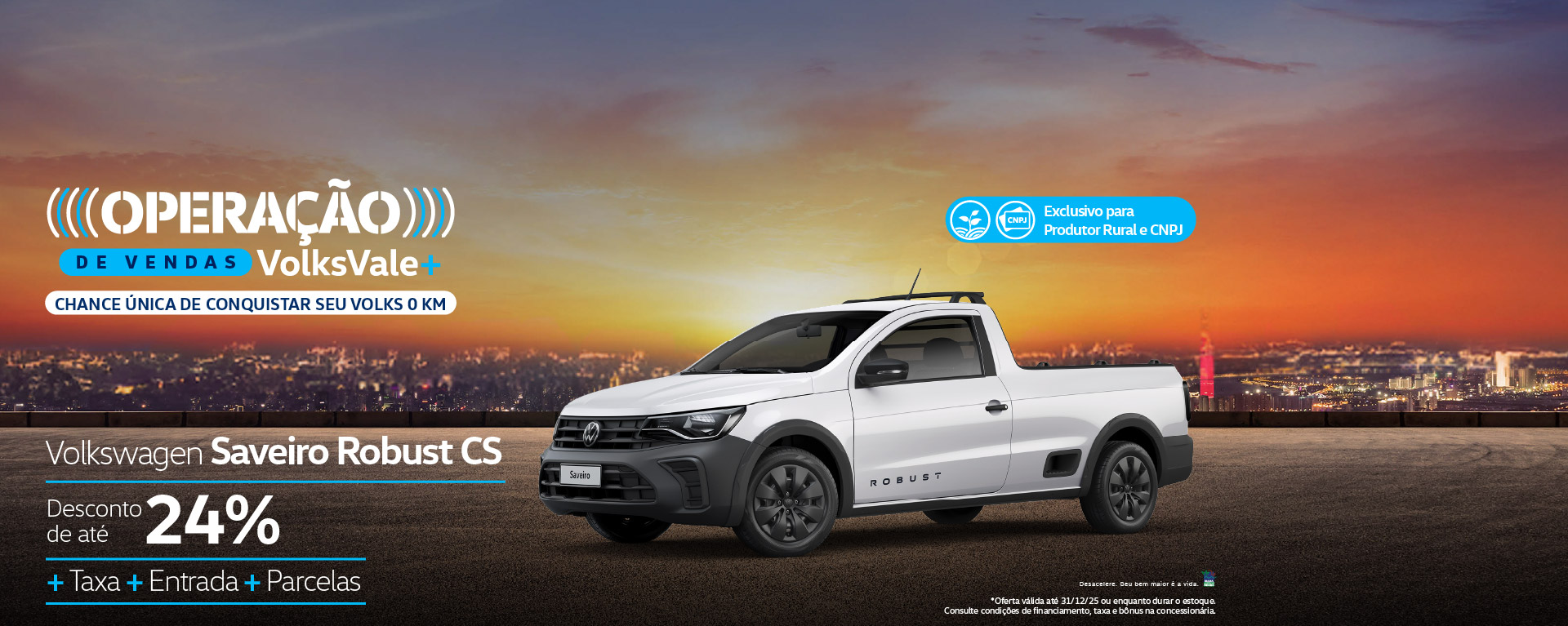 banner saveiro frota - operação de vendas
