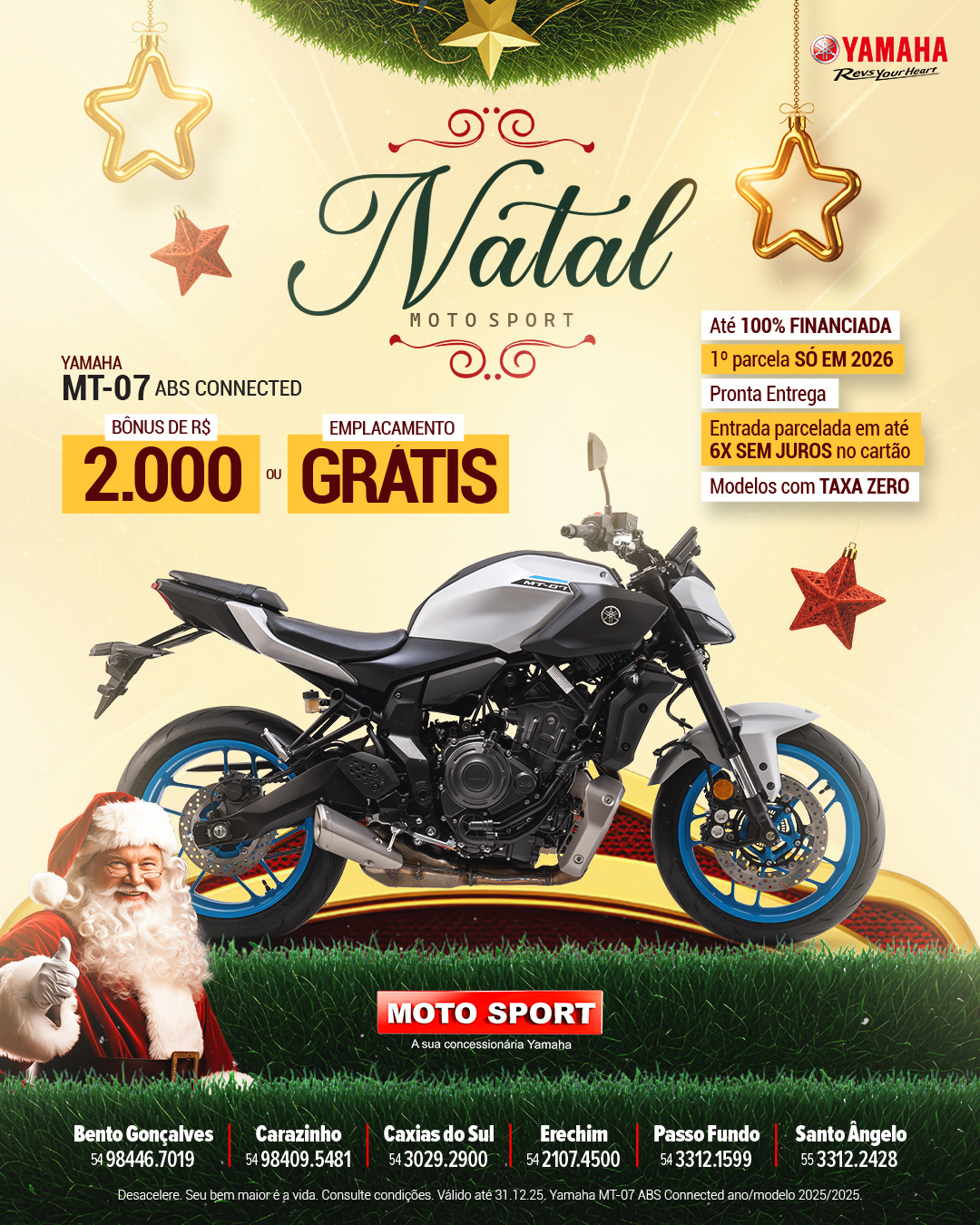 Natal Moto Sport - MT-07 ABS Connected