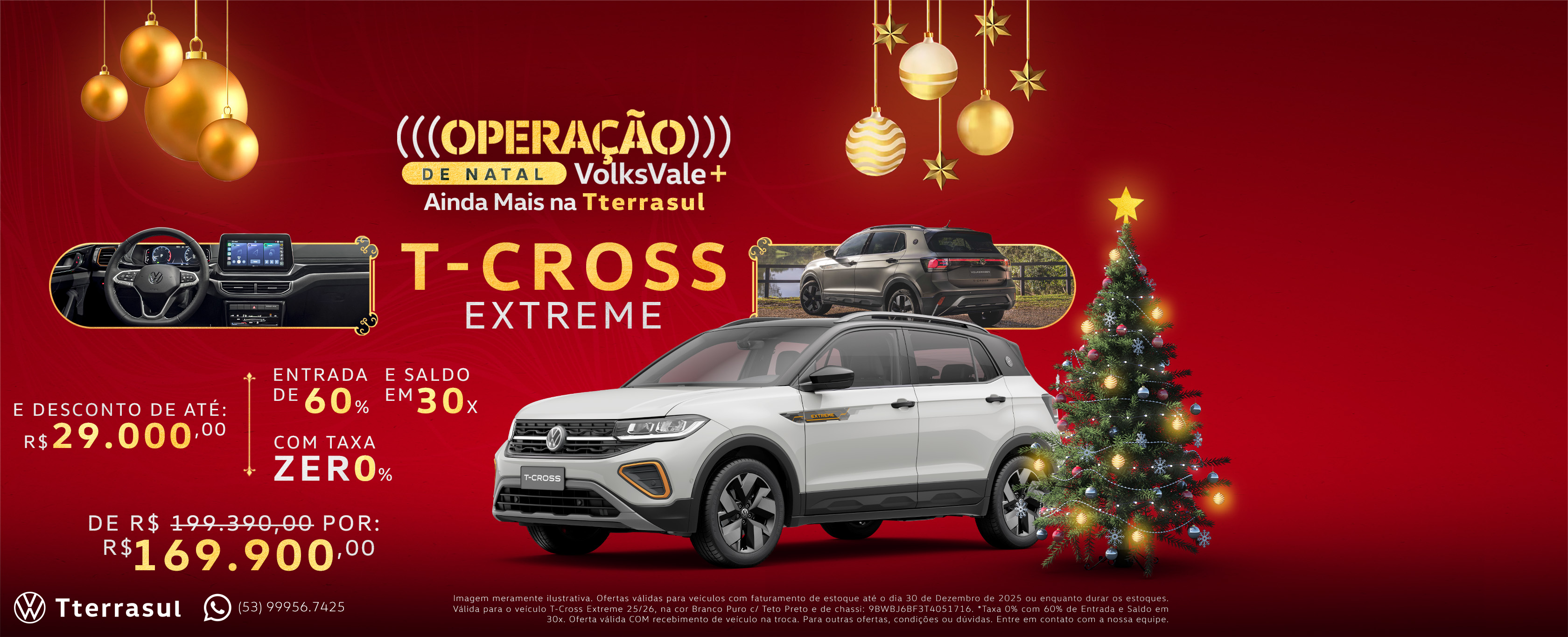 banner op. de natal - t-cross extreme