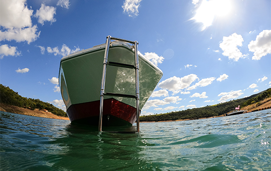 Escada de proa Exclusividade na categoria