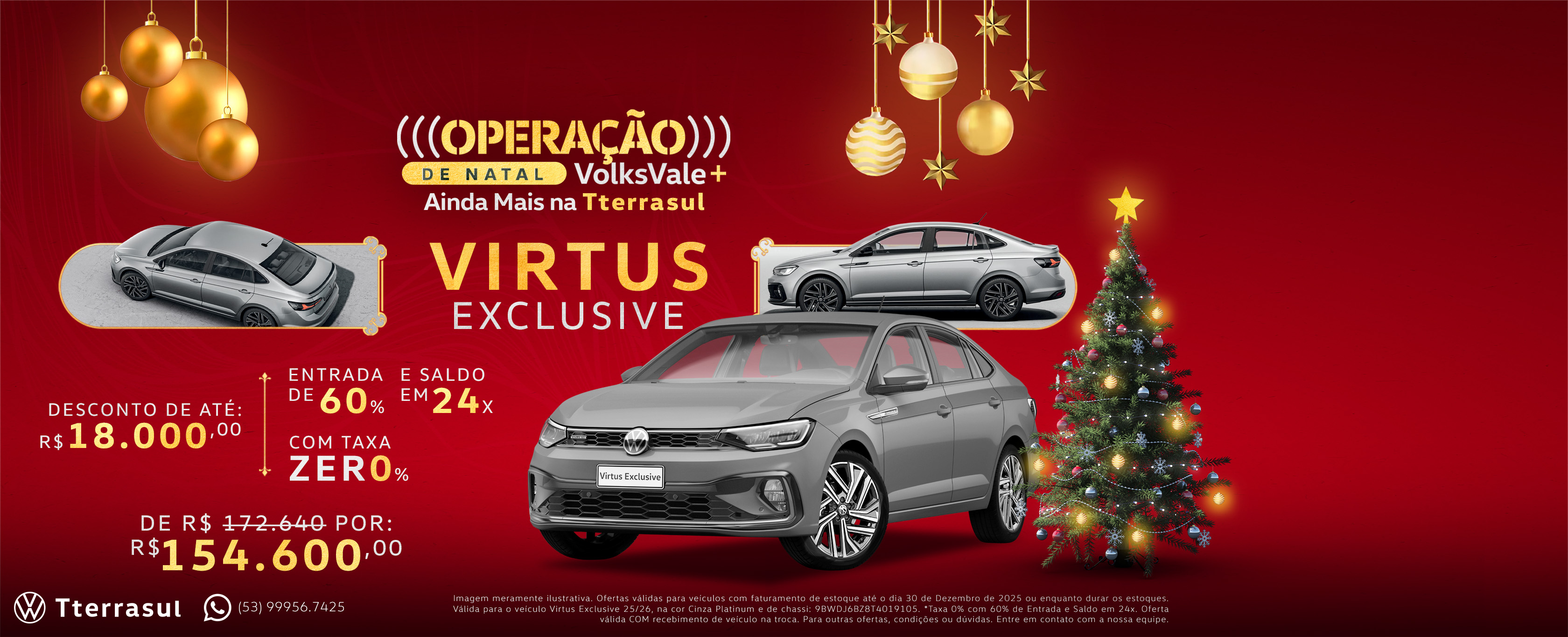 banner op. de natal - virtus exclusive
