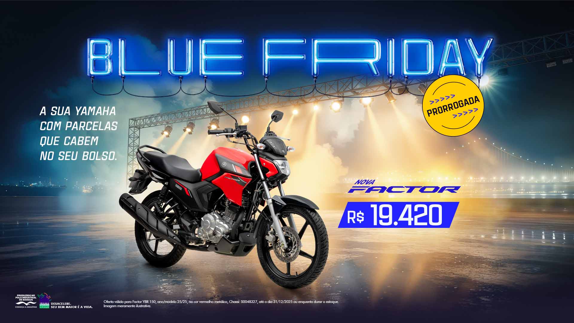 banner factor ybr 150