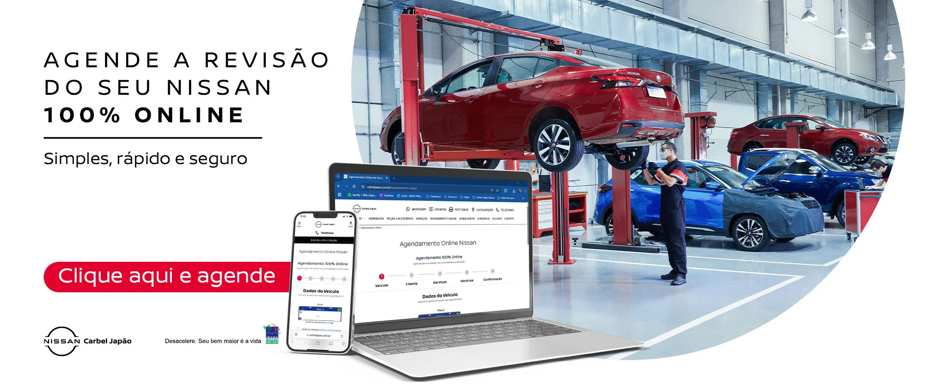 banner agendamento online