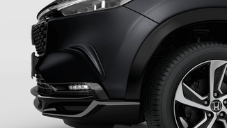 PROTETOR LATERAL DE PARA-CHOQUE FRONTAL PRETO CRISTAL (2026)