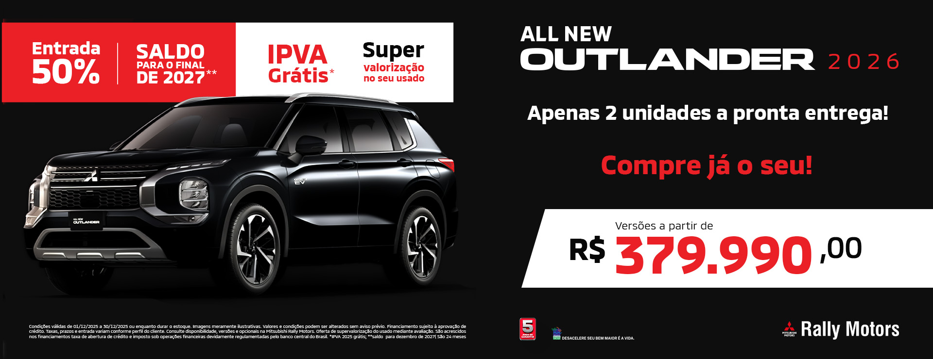 banner dezembro 2025 - outlander