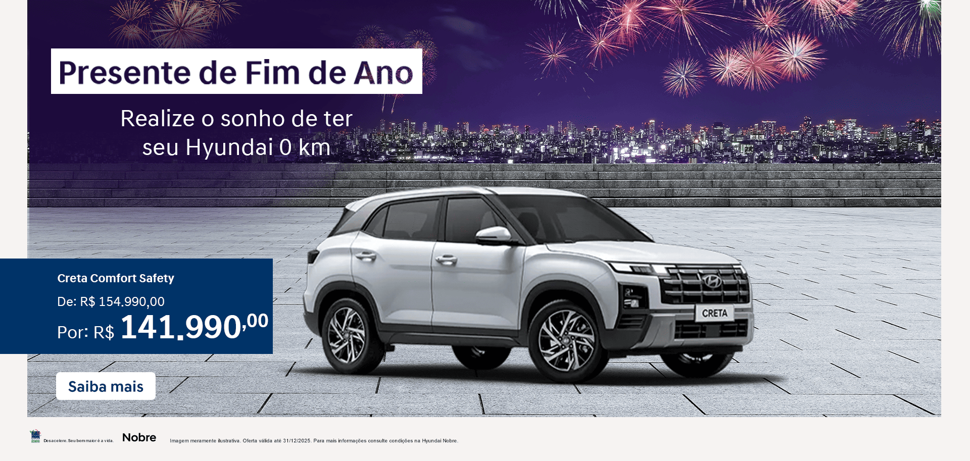 banner creta comfort - dezembro