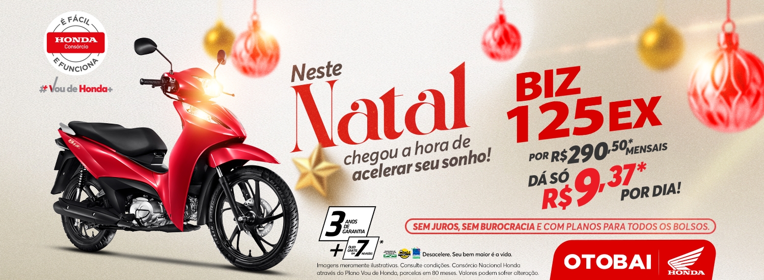 banner CNH - BIZ 125 EX