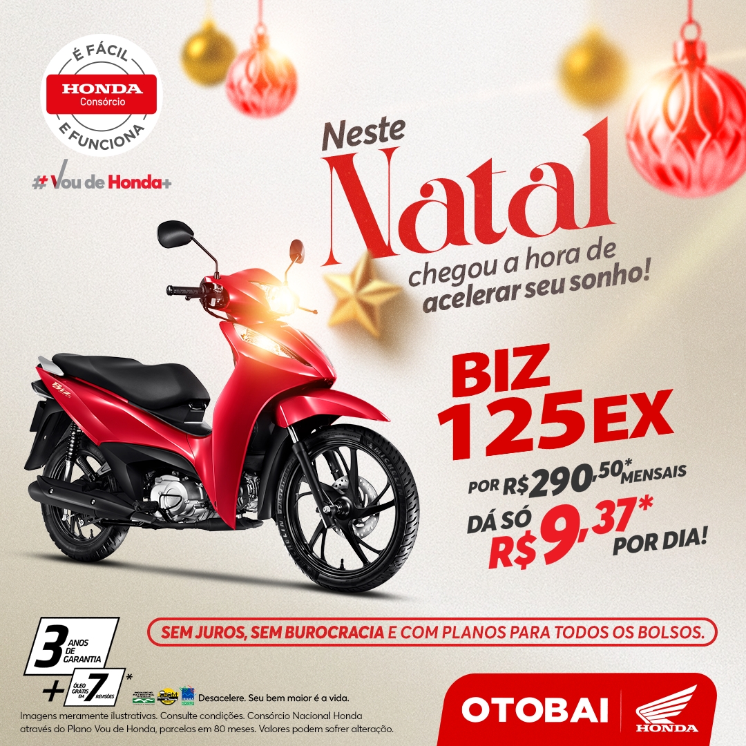 banner CNH - BIZ 125 EX