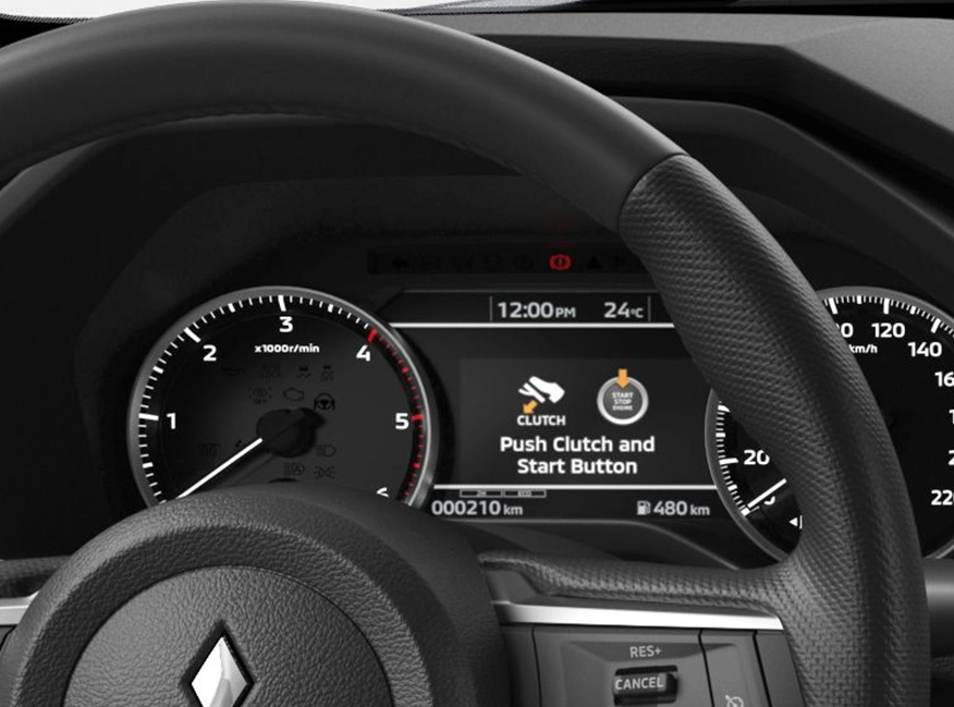 NOVO PAINEL DE INSTRUMENTOS DE 7 POLEGADAS