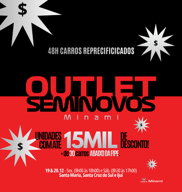 Outlet seminovos