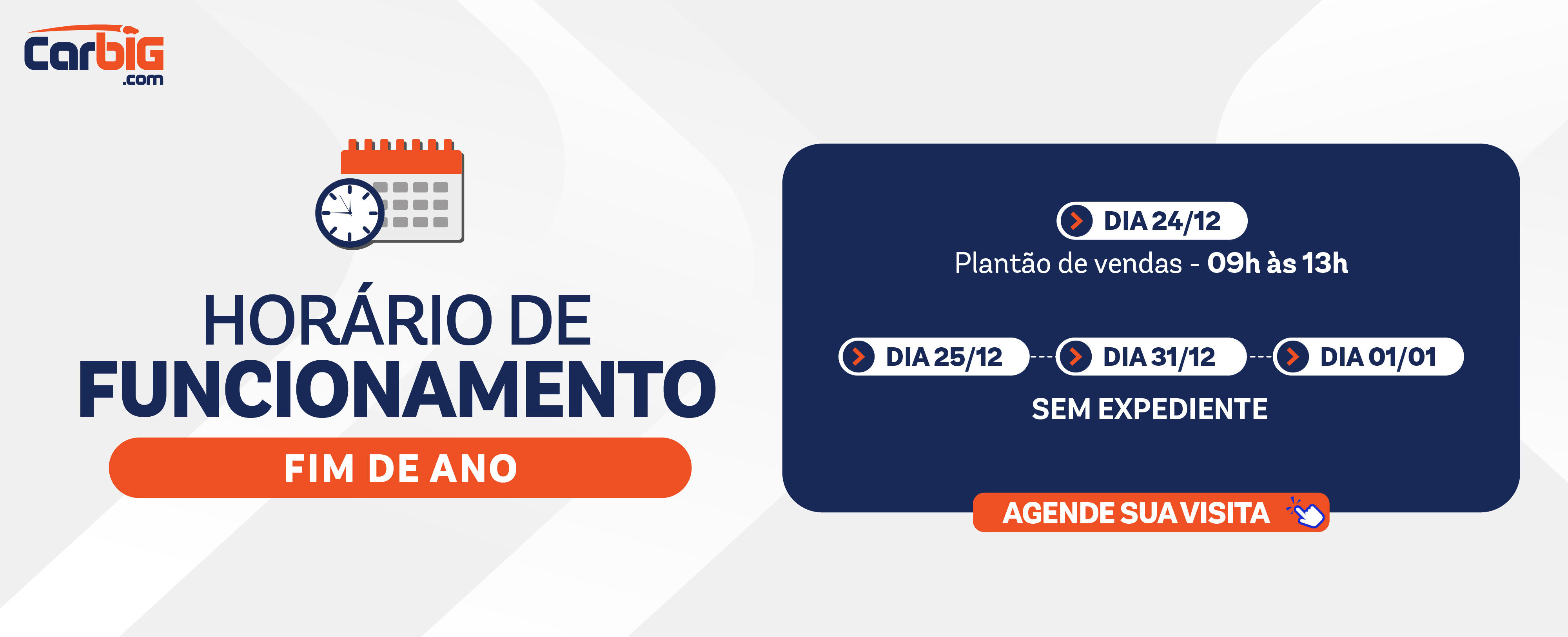 Seminovos Carbig.com | Funcionamento Fim de Ano (VA)