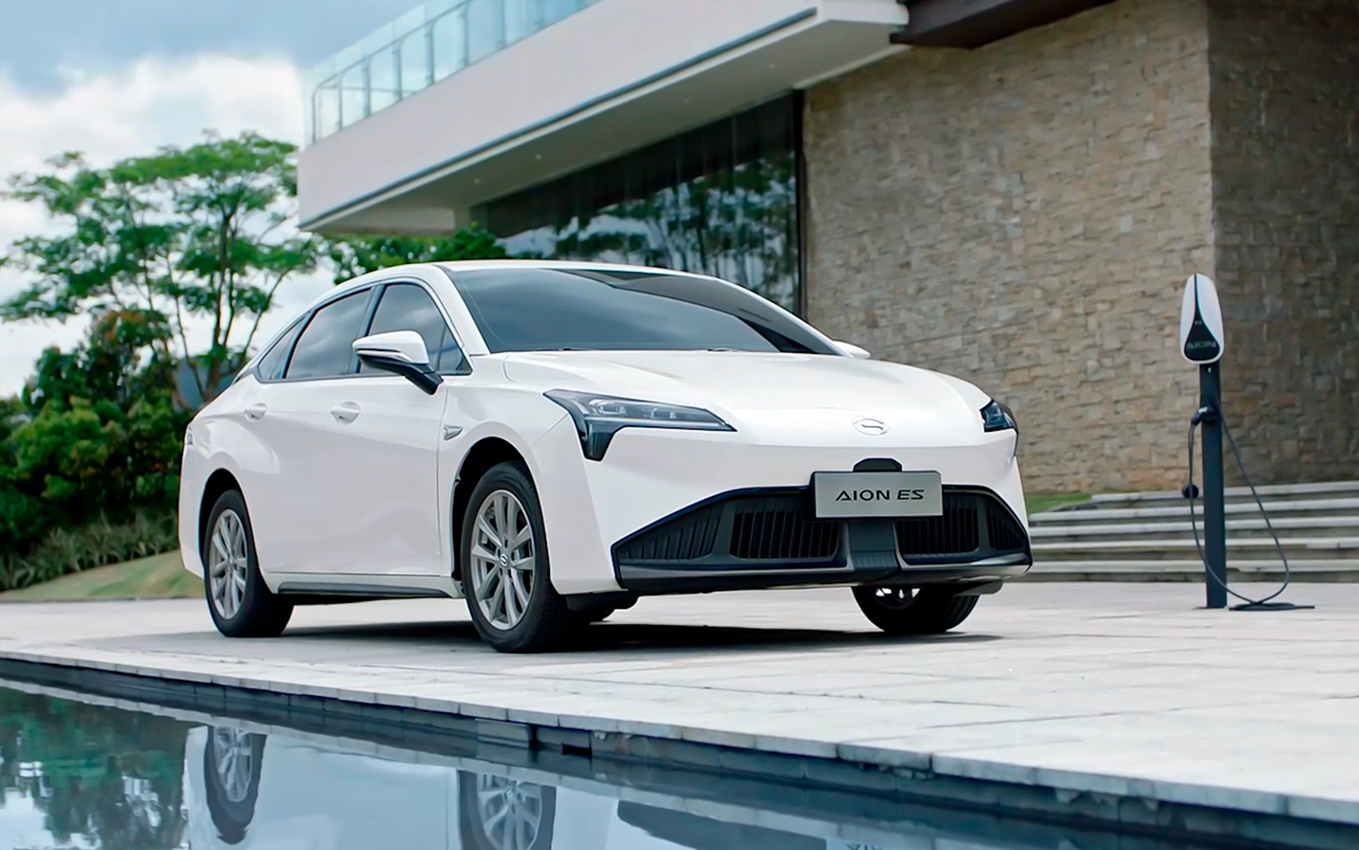 Grupo de faróis dianteiros de LED