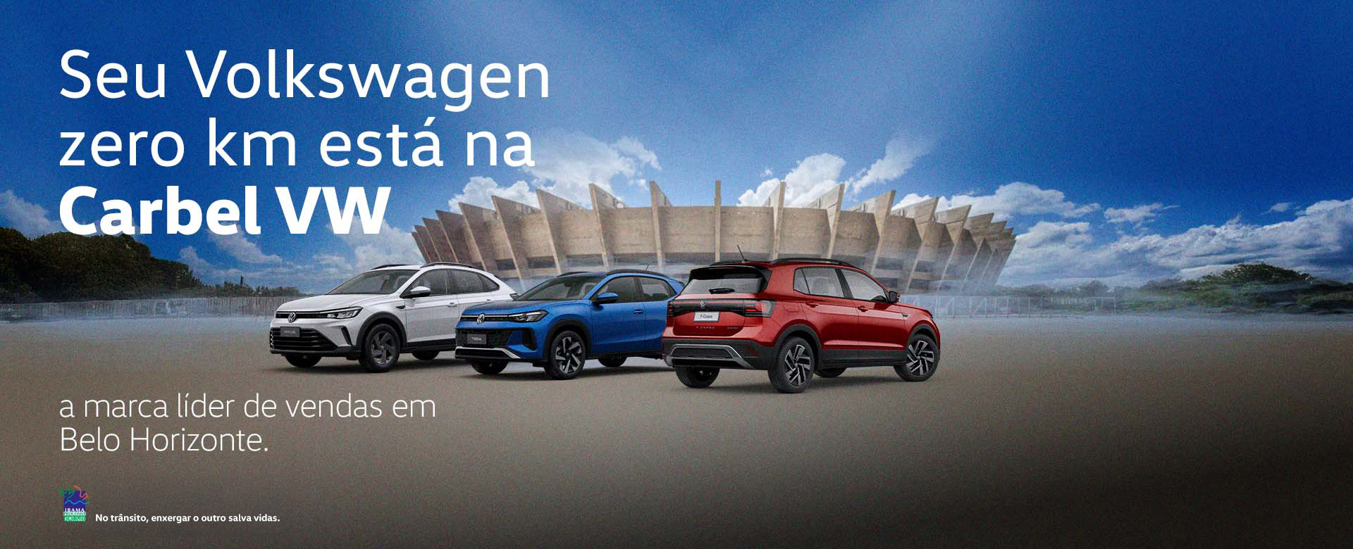 VW líder em vendas - nova frase