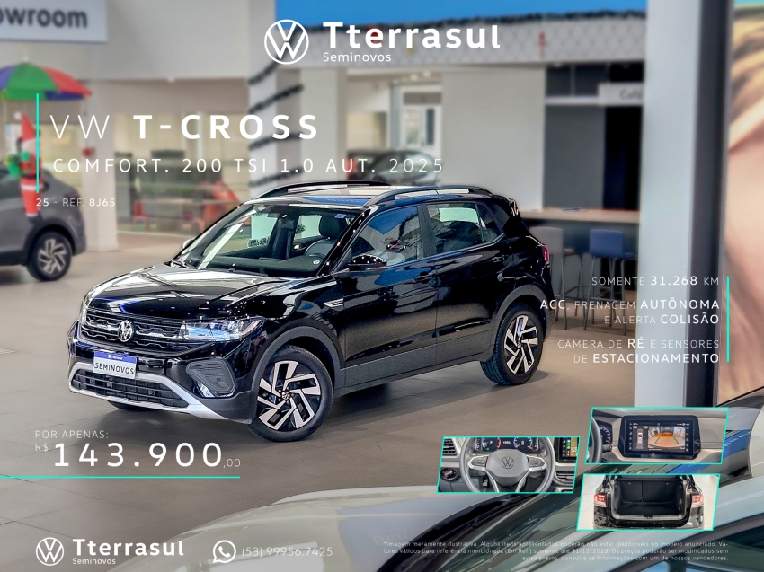 1.0 200 TSI TOTAL FLEX COMFORTLINE AUTOMÁTICO